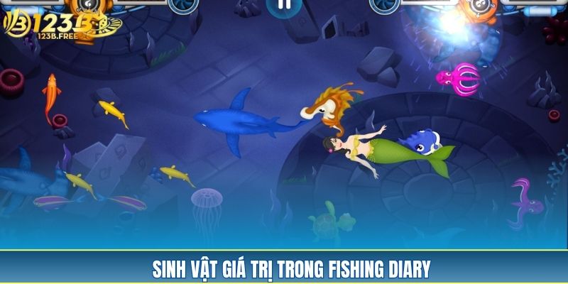 Sinh vật giá trị trong Fishing Diary